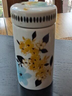 Cypress Home Ceramic Tea Canister 5”